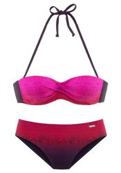 LASCANA Bügel-Bandeau-Bikini mit Farbverlauf günstig online kaufen