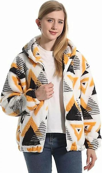 KIKI Winterjacke Damen Kapuzenpullover Sweatshirt Kapuzenjacke mit Reißvers günstig online kaufen