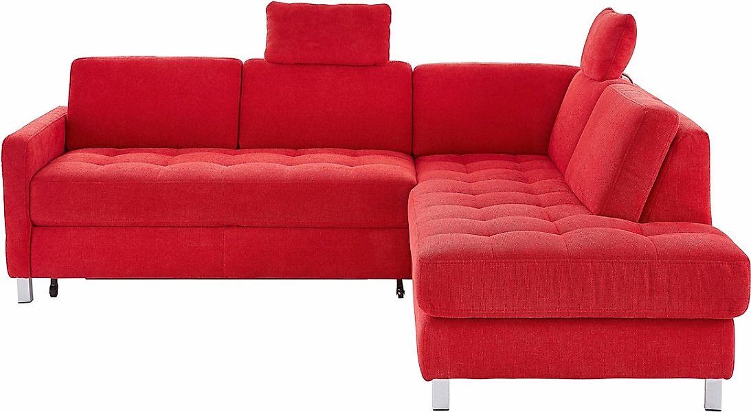 sit&more Ecksofa »Pablo L-Form«, wahlweise mit Bettfunktion günstig online kaufen