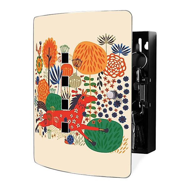 Banjado Design Schlüsselkasten Aus Edelstahl Für 10 Schlüssel 24x21,5x7cm M günstig online kaufen