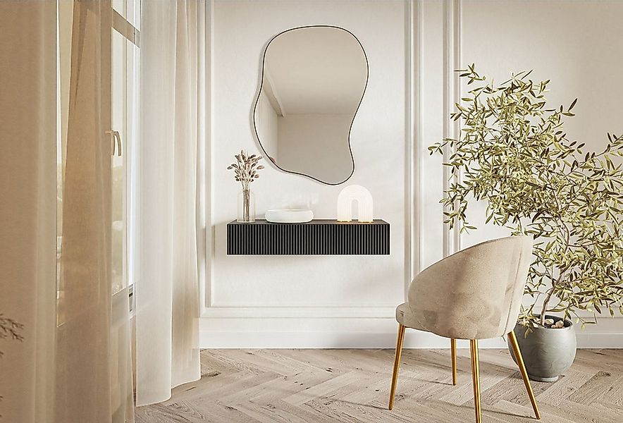 Selsey Konsolentisch VELDIO, hängend, mit gefräster Front und Schublade, 90 günstig online kaufen