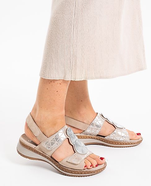 Ara Sandale "HAWAII", Sommerschuh, Sandalette, Keilabsatz, in Bequemweite G günstig online kaufen