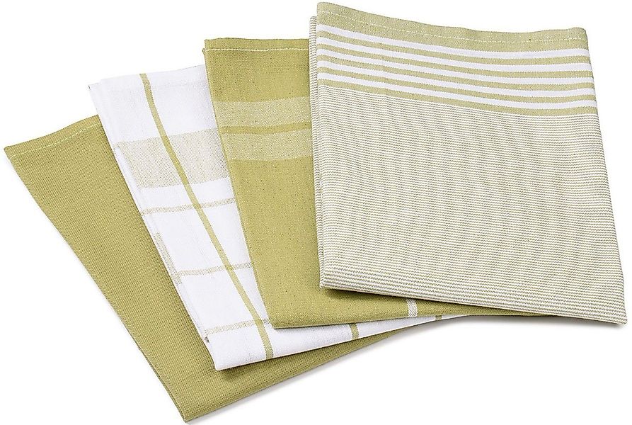 Gözze Geschirrtuch Geschirrtücher, Des. 60057, (Set, 4-tlg), kariert, gestr günstig online kaufen