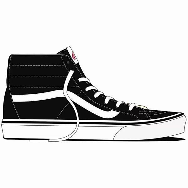 Vans Sk8-hi 38 Dx Schuhe EU 38 1/2 Black / True White günstig online kaufen