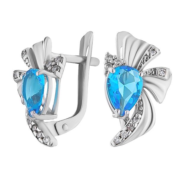 Secretforyou Creolen-Set Ohrringe Kreolen 925 Silber Topas Zirkonia Steine günstig online kaufen