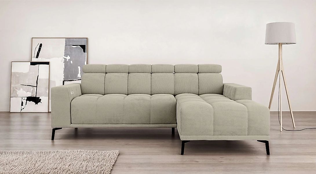 INOSIGN Ecksofa "CAZIE, Designsofa, L-Form, trendige Bubble-Optik,", L-Form günstig online kaufen