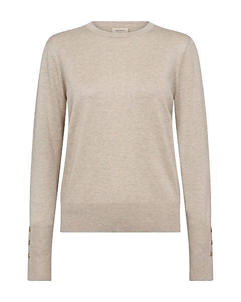 FREEQUENT Strickpullover "FQKATIE-PULLOVER" mit Zierknöpfen günstig online kaufen