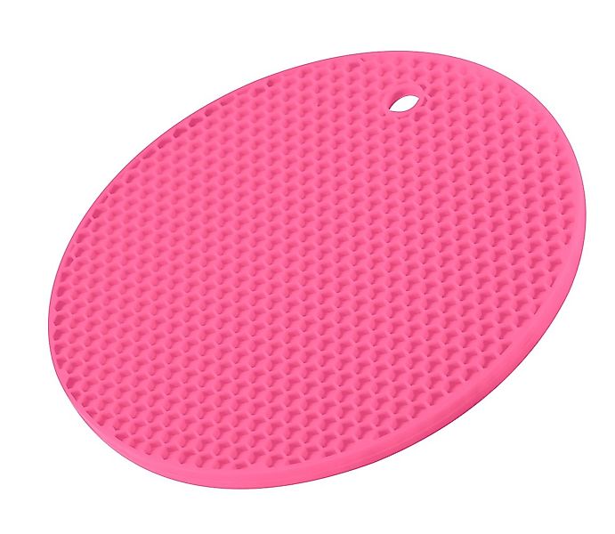 Kochblume Topflappen Waben-Untersetzer rund Pink günstig online kaufen