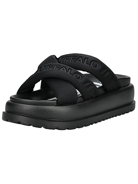 Buffalo Pantoletten Lederimitat/Textil Pantolette günstig online kaufen