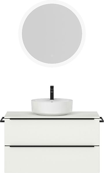 nobilia Badmöbel-Set "Alvene" vormontiert, mit Soft-Close, 2 Stk. tlg. günstig online kaufen