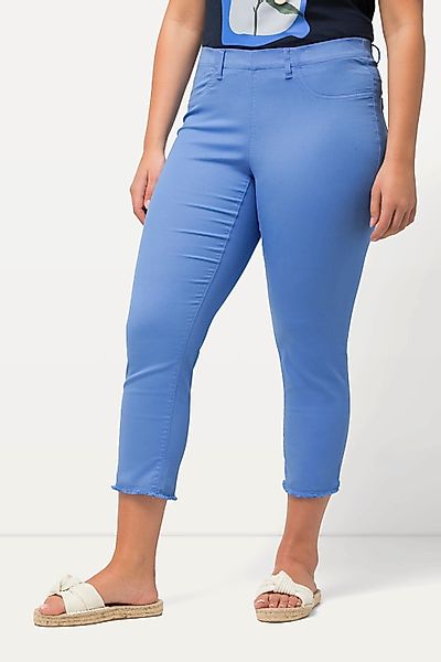 Ulla Popken 7/8-Hose 7/8-Hose Sienna Fransensaum günstig online kaufen
