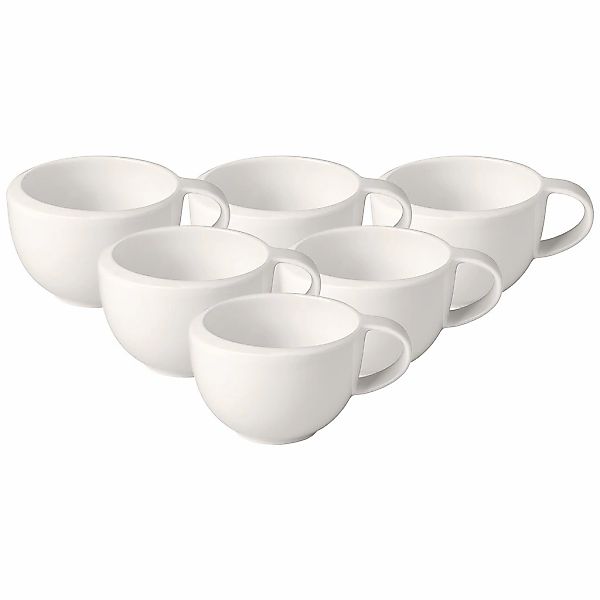 Villeroy & Boch Espressotasse "Mokka-/ Espressotasse NewMoon 100 ml 6er Set günstig online kaufen