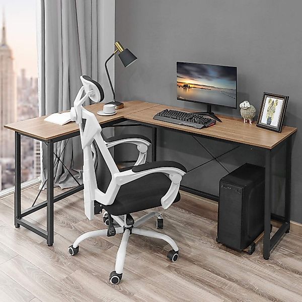TLGREEN Computertisch Gaming Tisch L-Form Schreibtisch, günstig online kaufen