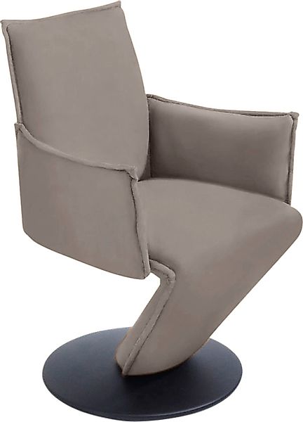 K+W Komfort & Wohnen Drehstuhl »Drive«, Leder CLOUD, Sessel mit federnder S günstig online kaufen