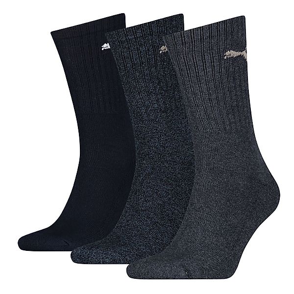 PUMA Socken "PUMA UNISEX CREW SOCK 3P", (3 Paar), mit farblichem Logo günstig online kaufen