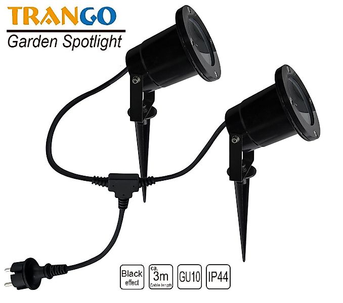 TRANGO LED Gartenstrahler, 2-flammig 3074B Strahler günstig online kaufen
