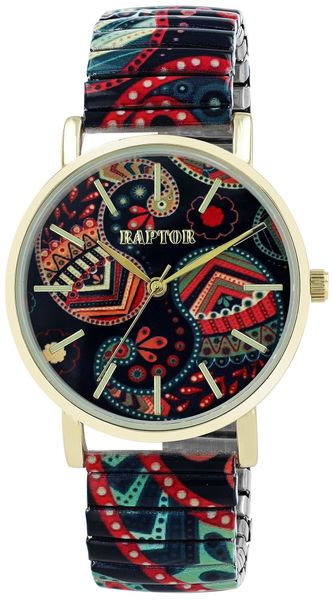 Raptor Quarzuhr Colorful Edition mit Edelstahlzugarmband, günstig online kaufen