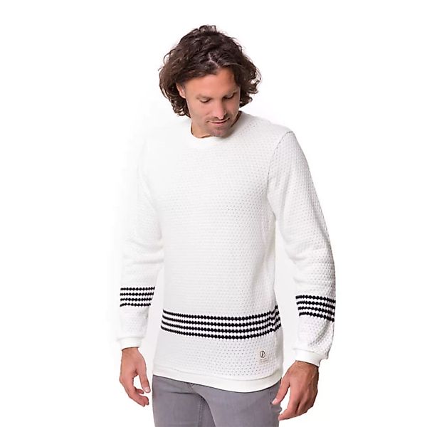 Wavestripe Pullover Weiß günstig online kaufen