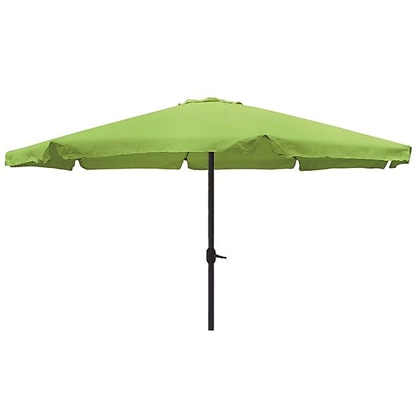 Lex XXL Alu Sonnenschirm Ø 4m Kurbelschirm Gartenschirm Marktschirm Krempe günstig online kaufen