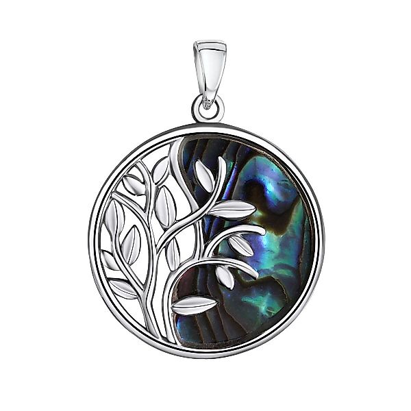 Vivance Kettenanhänger 925-Sterling Silber rhodiniert Abalone günstig online kaufen