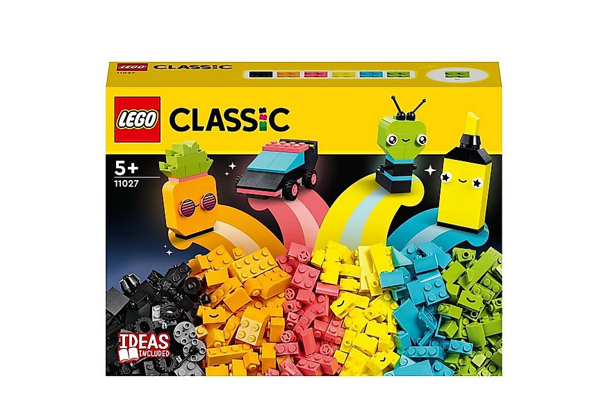 LEGO® LEGO® Classic Neon Kreativ-Bauset 11027 Konstruktions-Spielset günstig online kaufen