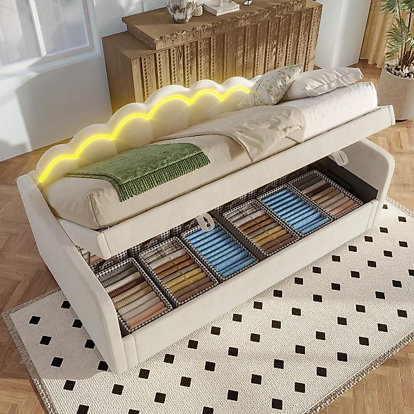 Ulife Daybett Polsterbett Elegantes Tagesbett Schlafsofa günstig online kaufen
