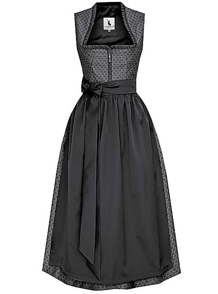 Alpenmärchen Dirndl Langes Dirndl Avelina in schwarz - ALM1057 günstig online kaufen