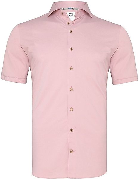 R2 Japanese Knitted Short Sleeve Hemd Rosa - Größe L günstig online kaufen