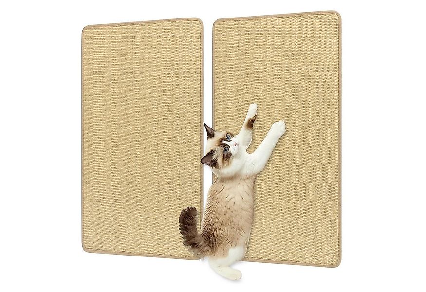 KOMFOTTEU Kratzmatte, (2er Set), Katzenteppich Kratzbrett Wand 80 x 50 cm günstig online kaufen