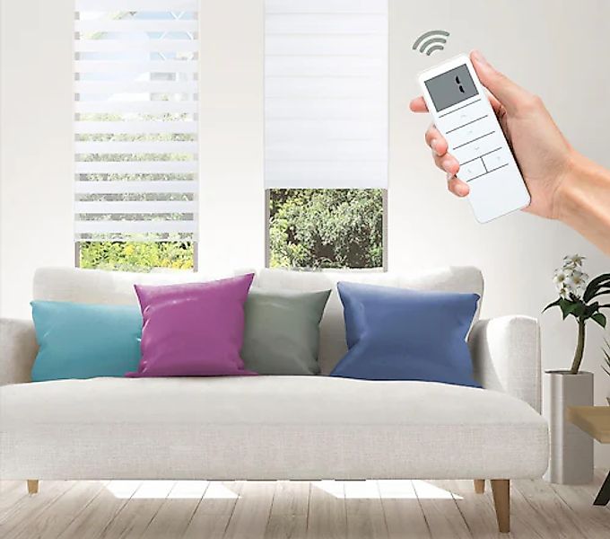 Elektrisches Rollo Aline - SMART HOME, Good Life, Lichtschutz, ohne Bohren, günstig online kaufen