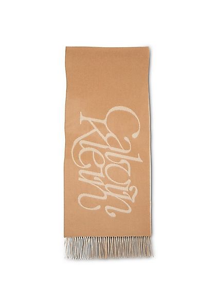 Calvin Klein Modetuch SCRIPTED LOGO BRUSHED WOOL SCARF, Perfekt für den All günstig online kaufen