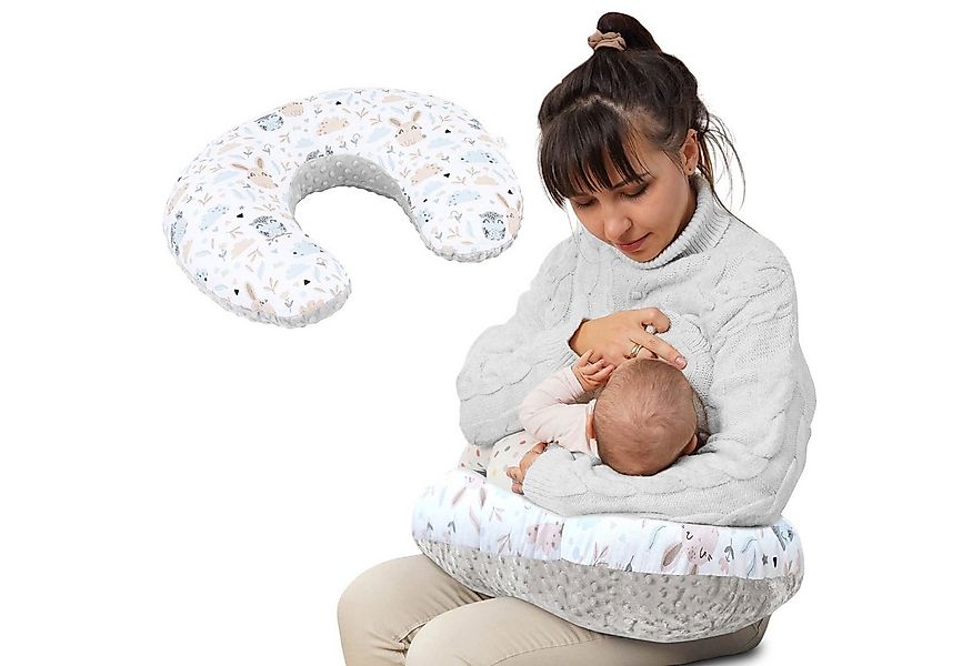 Totsy Baby Stillkissen Stillkissen klein Minky 130 x 45 cm - Stillhörnchen günstig online kaufen