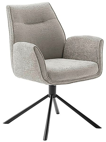 MCA furniture Esszimmerstuhl, Chenilleoptik, (2er-Set), drehbar 360, Belast günstig online kaufen