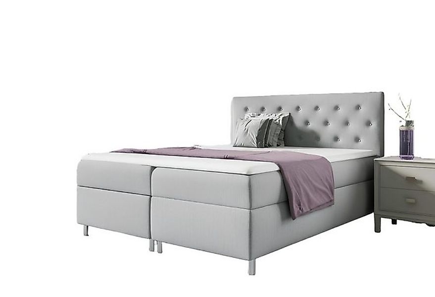 Xlmoebel Bett Doppelbett Hotel Modern mit Bettkasten Boxspring 200x200 (Bet günstig online kaufen