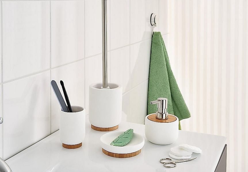 Ridder Badaccessoire-Set WC-Bürste Fancy weiß günstig online kaufen