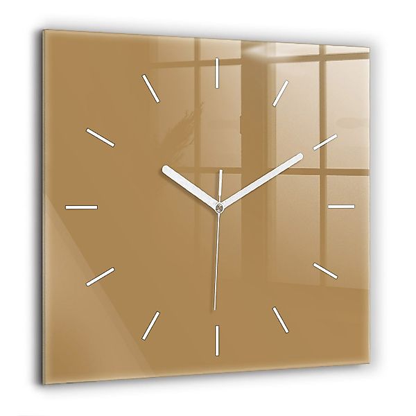 Tulup Wanduhr Wanduhr Modernistische Glaswanduhr 60x60cm günstig online kaufen