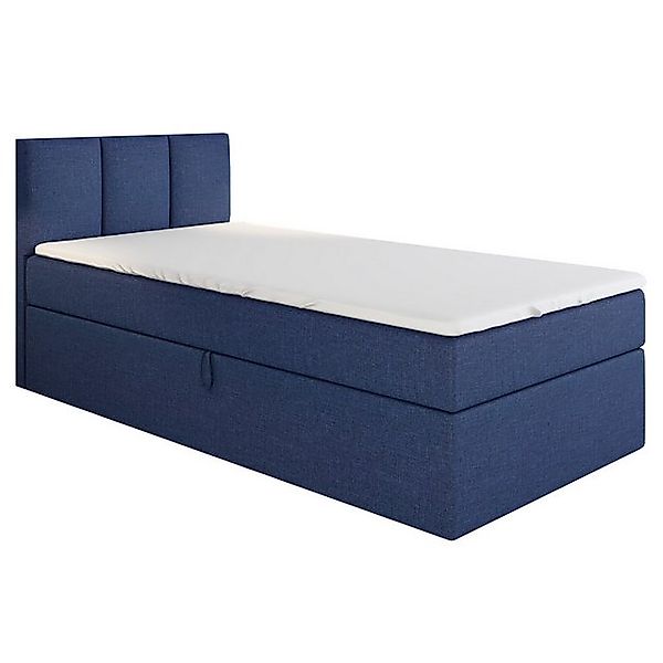 A&J MöbelLand GmbH Boxspringbett Einzelbett NASI mit Bettkasten, Topper und günstig online kaufen