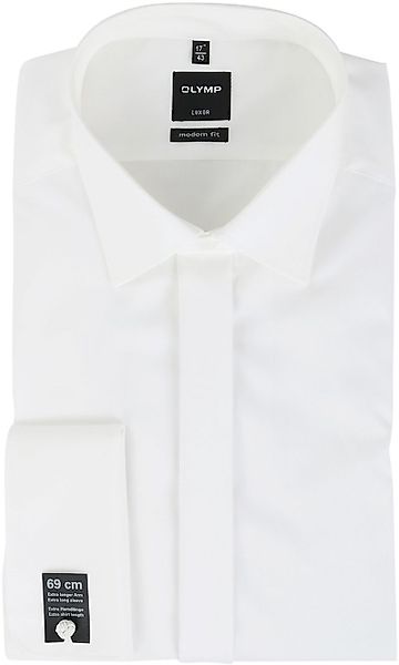 OLYMP Luxor Smokinghemd Extra Langer Arm Off-White Hochzeit - Größe 37 günstig online kaufen