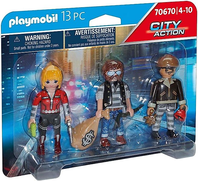 Playmobil® PLAYMOBIL City Action 70670 Figurenset Ganoven Kinder von 4-10 J günstig online kaufen