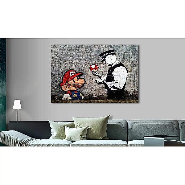 home24 Wandbild Mario and Cop günstig online kaufen