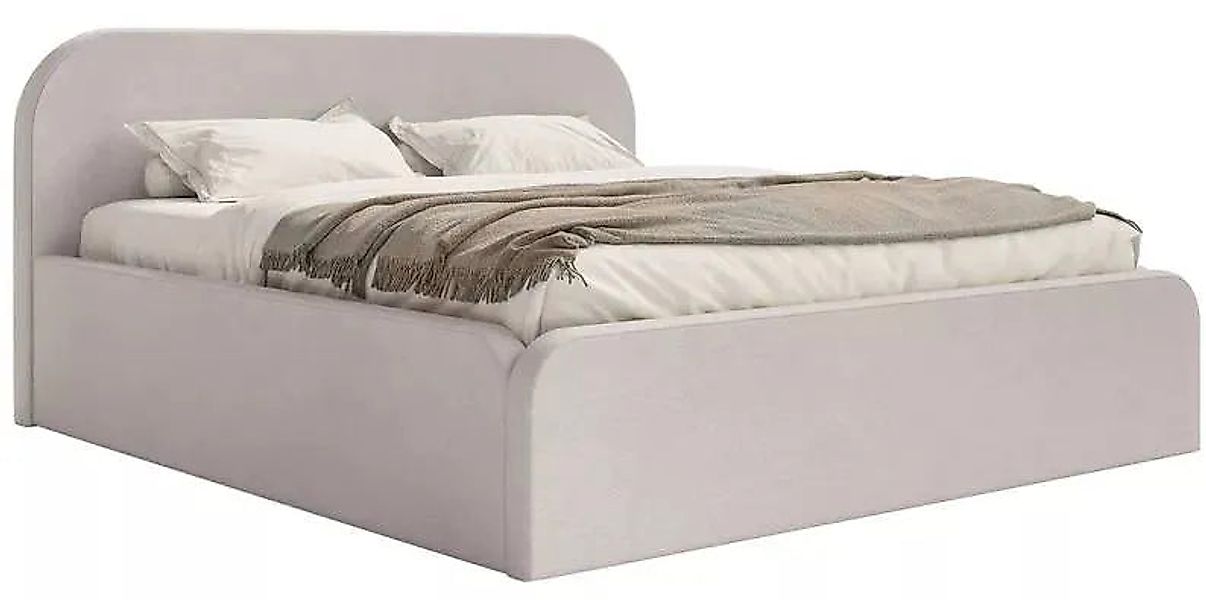 NADUVI Collection | Bettgestell Carina 140 x 200 Samt günstig online kaufen
