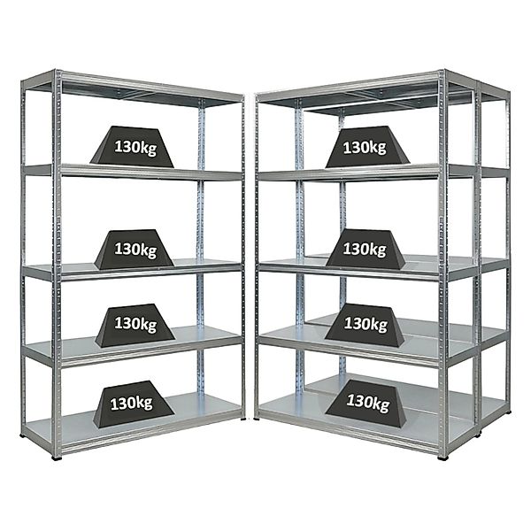 PROREGAL Mega Deal 3x Schwerlastregal Steel Eagle HxBxT 180x120x40 cm Fachl günstig online kaufen