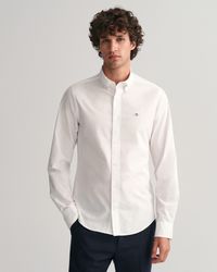 Gant Langarmhemd Slim Fit Popeline Hemd günstig online kaufen
