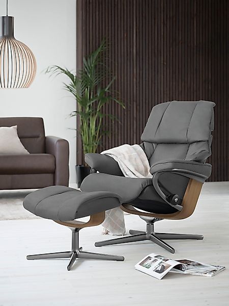 Stressless® Relaxsessel »Reno« Set, Relaxsessel mit Hocker, mit Hocker, mit günstig online kaufen