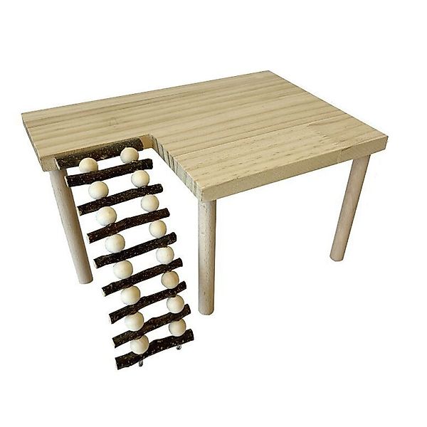 GarveeMore Kleintierkäfig Holz Plattform Stand Regal günstig online kaufen