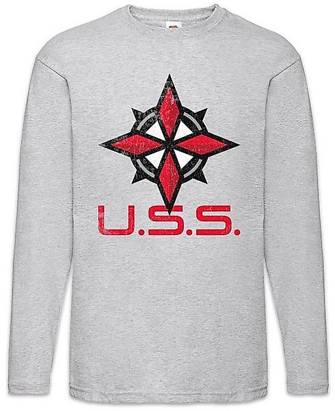 Urban Backwoods Langarmshirt Umbrella Security Service Logo Langarm T-Shirt günstig online kaufen