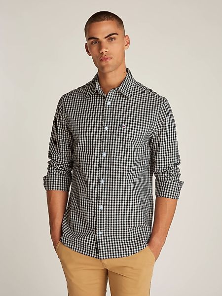 Tommy Jeans Karohemd "TJM POPLIN CHECK SHIRT", mit Karomuster günstig online kaufen