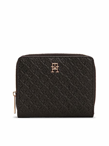 Tommy Hilfiger Geldbörse "TH ICON MED ZA W/FLAP MONO" Unisex Geldbeutel, Po günstig online kaufen