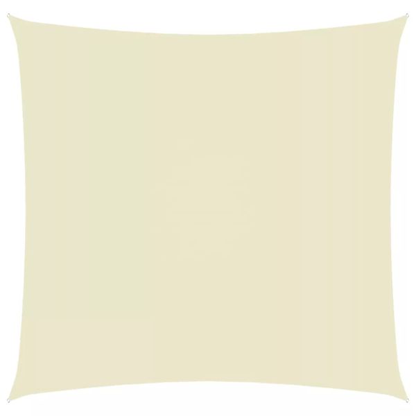 Sonnensegel Oxford-gewebe Quadratisch 2,5x2,5 M Cremeweiß günstig online kaufen