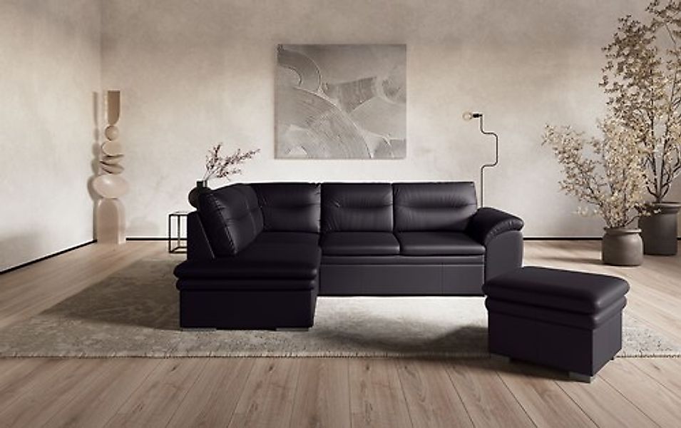 COTTA Ecksofa »Leandra L-Form«, wahlweise mit Bettfunktion & Bettkasten günstig online kaufen